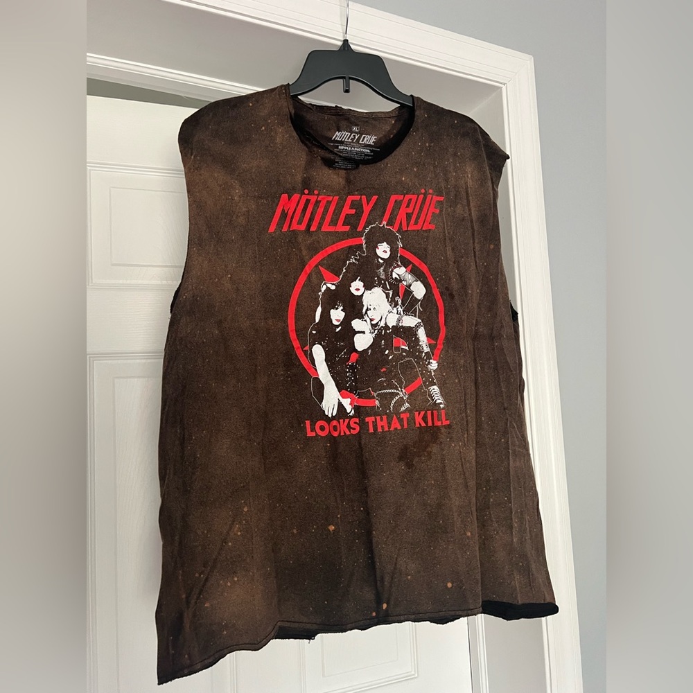 Women’s Sleeveless Brown Motley Crue Tank